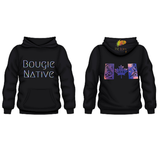 Bougie Native Sweater with Flag on the back