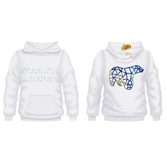Deadliest Auntie Sweater with Bear on the back
