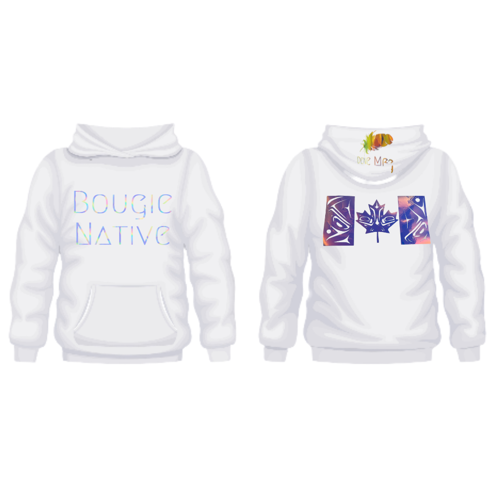 Bougie Native Sweater with Flag on the back