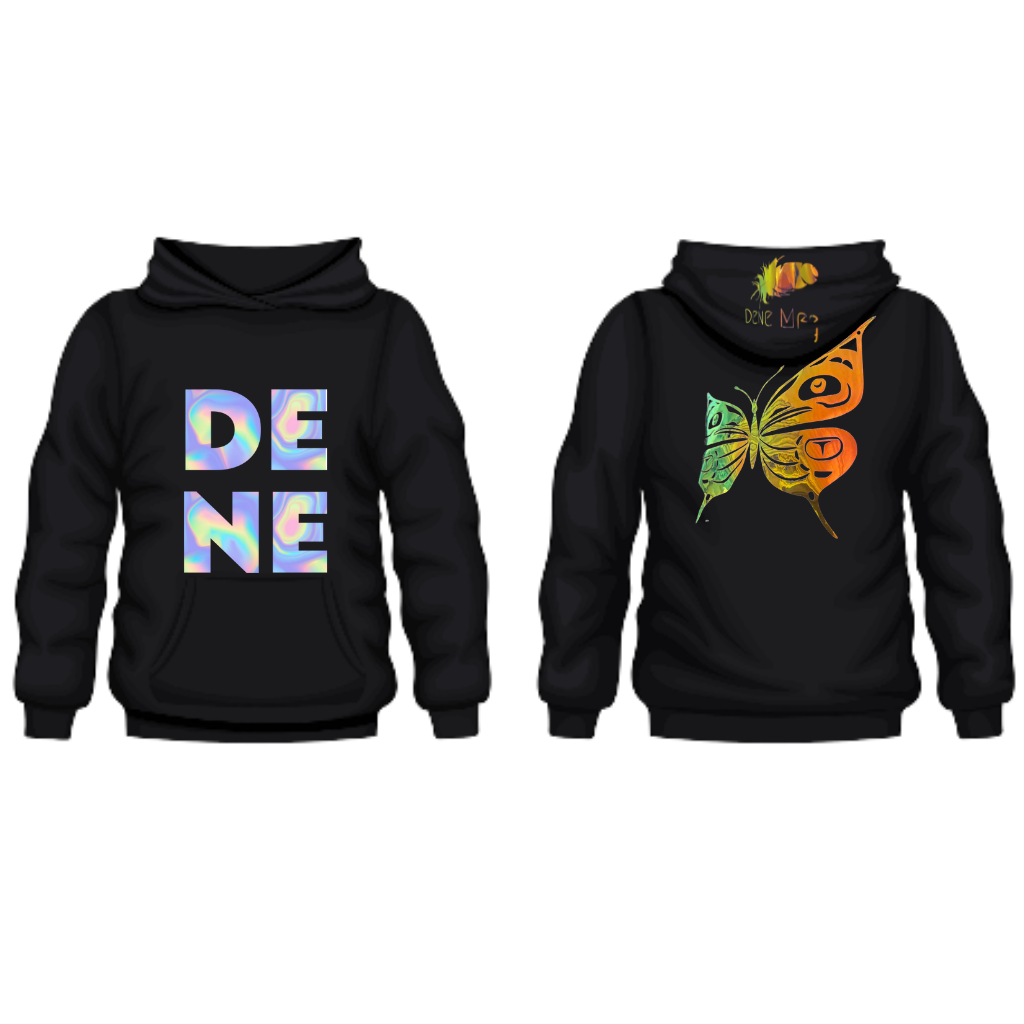 DE NE Sweater with Haida Butterfly on the back