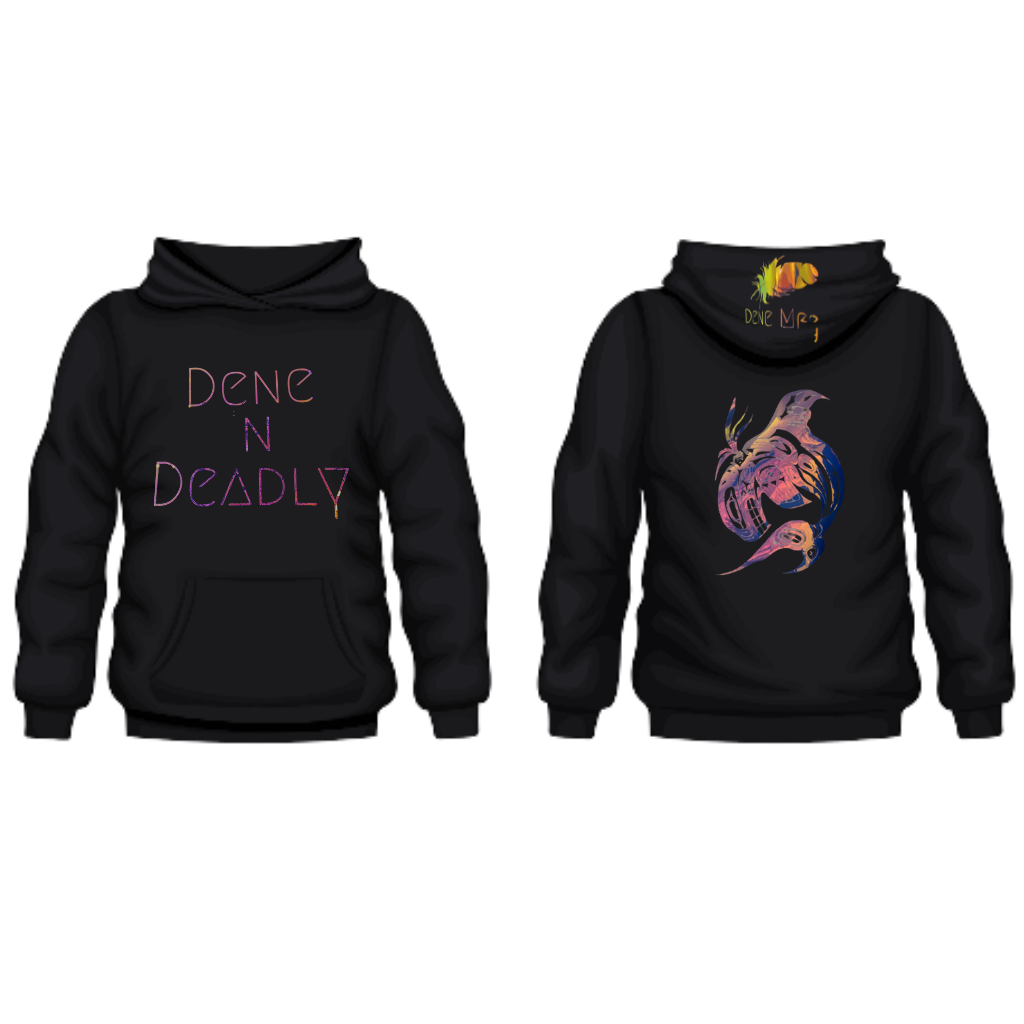 Dene 'N Deadly Sweater with Whale on the back